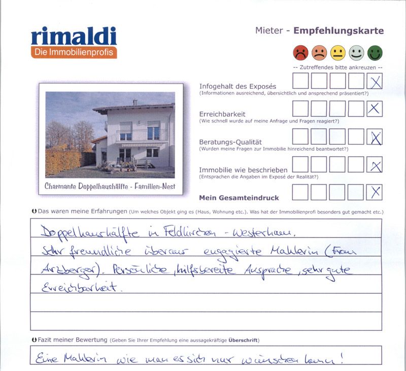 Bewertung Immobilienverkauf Hausverkauf Doppelhaus in Feldkirchen-Westerham